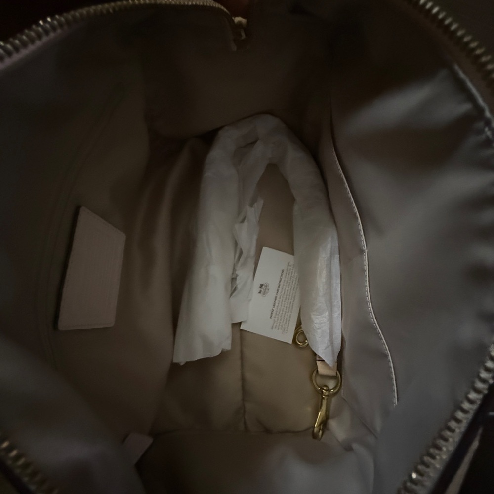 Coach F17186 Inlaid C Patent Leather Bag Leather Satchel - Picture 5 of 17